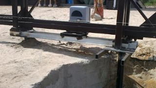 Купить сваи для ворот в Конаково. Заказать ворота на сваях под ключ от 22082 руб